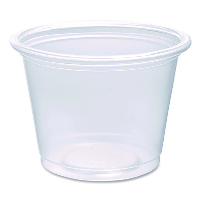 Dart Conex Complements Portion/Medicine Cups, 5.5 oz, Translucent, 125/Bag, 20 Bags/Carton (DCC550PC)