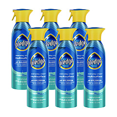 Pledge Multi-Surface Everyday, Rainshower, 9.7 oz Aerosol Spray, 6/Carton (SJN339851)