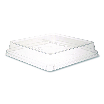 Eco-Products Renewable and Compostable Lids, 8.8 x 8.8 x 1.64, Clear, Plastic, 200/Carton (ECOEPSCS9SLID)