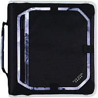 Five Star Zipper Binder, 3 Rings, 2" Capacity, 11 x 8.5, Black/Gray Accents (FVS29052IT8)