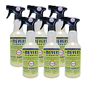 Mrs. Meyer's Multi Purpose Cleaner, Lemon Scent, 16 oz Spray Bottle, 6/Carton (SJN373223)