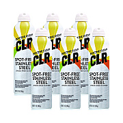 CLR Spot-Free Stainless Steel Cleaner, Citrus, 12 oz Can, 6/Carton (JELCSS12)