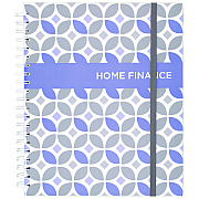AT-A-GLANCE Day Runner Monthly Home Finance Organizer, 5 Column Format, Black/Green/White Cover, 11 x 9 Sheets, 30 Sheets/Book (DRN854431)