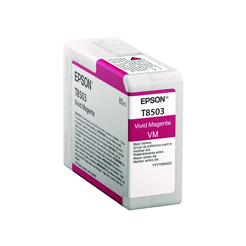 Epson T85030N (T850) UltraChrome High-Yield Ink, Vivid Magenta