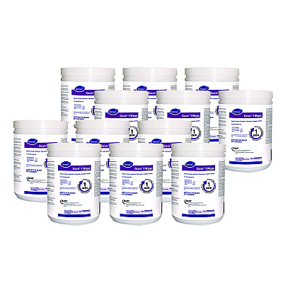 Diversey Oxivir 1 Wipes, 1-Ply, 6 x 7, 160/Canister, 12 Canisters/Carton (DVO100850923)