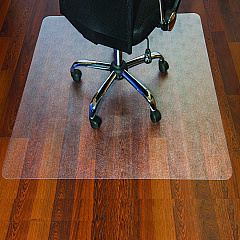 Floortex Cleartex Ultimat Polycarbonate Chair Mat for Hard Floors, 48" w x 60" l, Clear (FLRER1215219ER)
