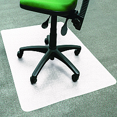 Floortex Cleartex Polypropylene Chair Mat for Carpets, 29" w x 46" l, Translucent (FLRNCMFLLGC0001)