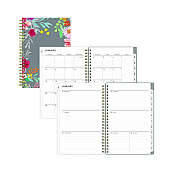 Blue Sky Sophie Frosted Weekly/Monthly Planner, Floral Artwork, 8 x 5, Multicolor Cover, 12-Month (Jan to Dec): 2026 (140088)