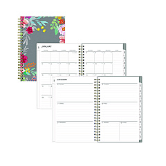 Blue Sky Sophie Frosted Weekly/Monthly Planner, Floral Artwork, 8 x 5, Multicolor Cover, 12-Month (Jan to Dec): 2026 (140088)