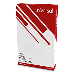 Universal Legal Size Copy Paper, 92 Bright, 20 lb Bond Weight, 8.5 x 14, White, 500 Sheets/Ream (UNV24200RM)