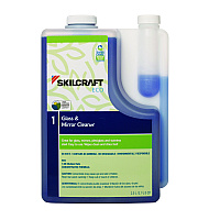 AbilityOne 7930017149190, SKILCRAFT ECO Glass and Mirror Cleaner Concentrate, 2 L Bottle, 4/Pack
