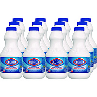 Clorox Concentrated Regular Disinfecting Bleach, 24 oz Bottle, 12/Carton (CLO32251)