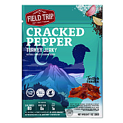 Field Trip Turkey Jerky, Cracked Pepper Turkey, 1 oz Bag, 12 Bags/Carton (FLTFLD00508)