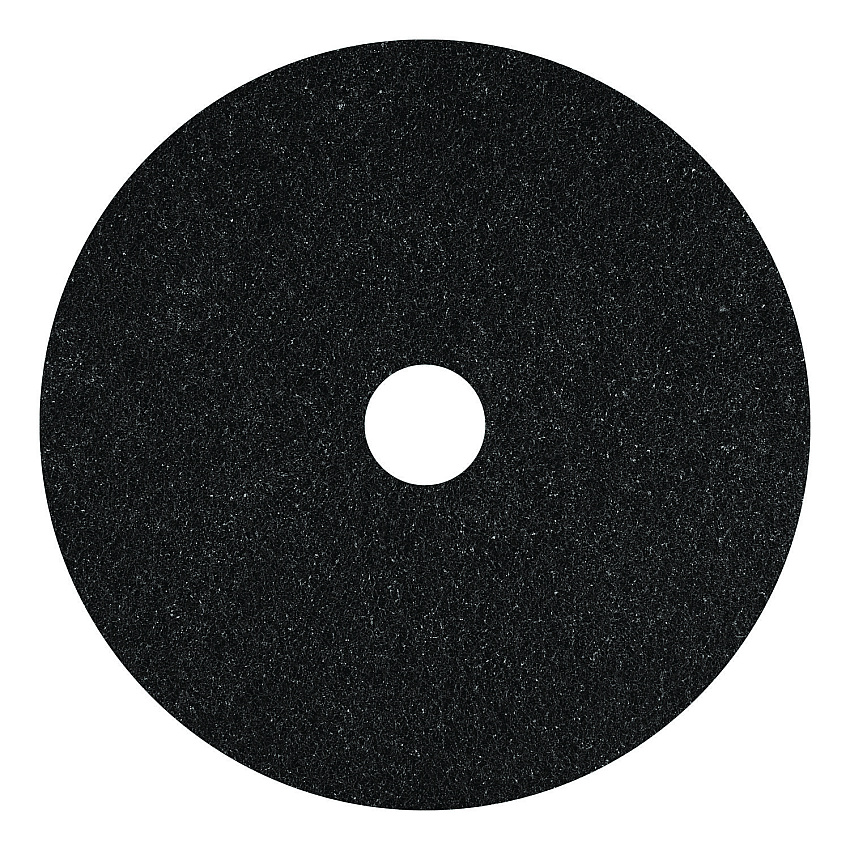 Americo Stripping Pads, 12" Diameter, Black, 5/Carton (AMF400112)