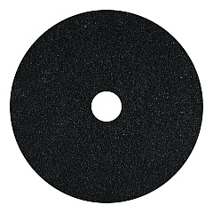 Americo Stripping Pads, 15" Diameter, Black, 5/Carton (AMF400115)