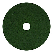 Americo Scrubbing Pads, 12" Diameter, Green, 5/Carton (AMF400312)