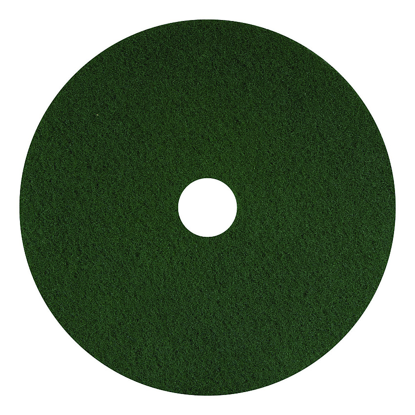 Americo Scrubbing Pads, 12" Diameter, Green, 5/Carton (AMF400312)
