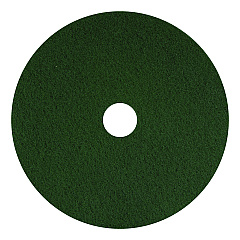 Americo Scrubbing Pads, 16" Diameter, Green, 5/Carton (AMF400316)