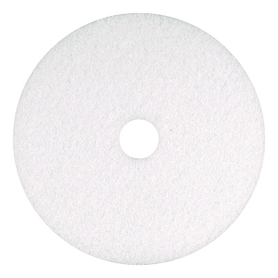 Americo Polishing Pads, 18" Diameter, White, 5/Carton (AMF401218)