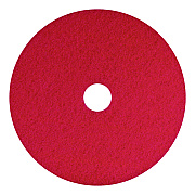 Americo Buffing Pads, 12" Diameter, Red, 5/Carton (AMF404412)