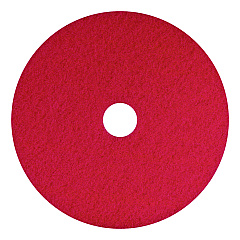 Americo Buffing Pads, 15" Diameter, Red, 5/Carton (AMF404415)