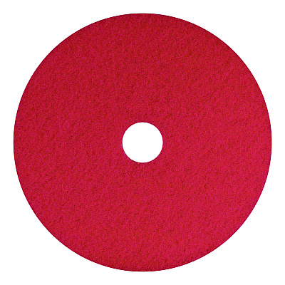 Americo Buffing Pads, 16" Diameter, Red, 5/Carton (AMF404416)