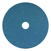 Americo Blue Cleaner Pad, 16" Diameter, Blue, 5/Carton (AMF400416)