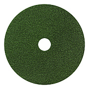 Americo Black Diamond 3000 Grit Diamond Pad, 28" Diameter, Black/Green, 2/Carton (AMF442428)