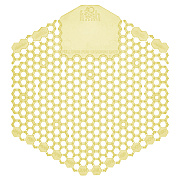 Fresh Products Wave 3D Urinal Deodorizer Screen, Citrus Scent, Yellow, 10/Box (FRS3WDS60CITBX)