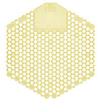 Fresh Products Wave 3D Urinal Deodorizer Screen, Citrus Scent, Yellow, 10/Box (FRS3WDS60CITBX)