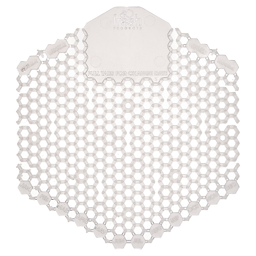 Fresh Products The Wave Urinal Deodorizer, Honeysuckle Scent, 58 g, Clear, 10/Box, 6 Boxes/Carton (FRS3WDS60HON)