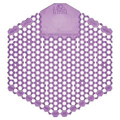 Fresh Products The Wave Urinal Deodorizer, Urinal Screens, Fabulous Scent, 58 g, Purple, 10/Box, 6 Boxes/Carton (FRS3WDS60LAV)