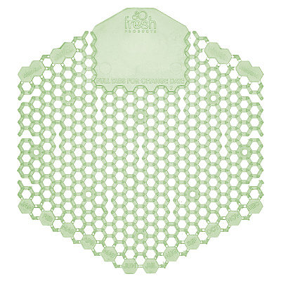 Fresh Products The Wave Urinal Deodorizer, Urinal Screens, Herbal Mint Scent, 58 g, 10/Box, 6 Boxes/Carton (FRS3WDS60MIN)