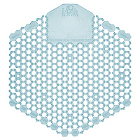 Fresh Products Wave 3D Urinal Deodorizer Screen, Ocean Mist Scent, Blue, 10/Box, 6 Boxes/Carton (FRS3WDS60OMI)