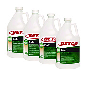 Betco PUSH All Purpose Cleaner and Odor Eliminator, Mango Scent, 128 oz Bottle, 4/Carton (BET26080400)