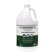 Fresh Products Bio Conqueror 105 Enzymatic Odor Counteractant Concentrate, Cucumber Melon, 1 gal Bottle, 4/Carton (FRS1BWBCMF)