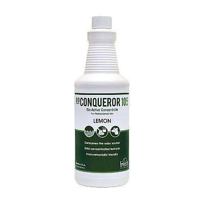Fresh Products Bio Conqueror 105 Enzymatic Odor Counteractant Concentrate, Citrus, 32 oz Bottle, 12/Carton (FRS1232BWBCT)