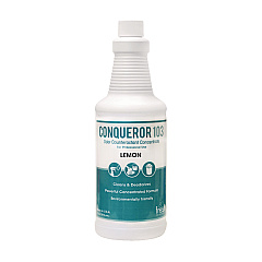 Fresh Products Conqueror 103 Odor Counteractant Concentrate, Lemon, 32 oz Bottle, 12/Carton (FRS1232WBLECT)