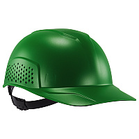 ergodyne Skullerz 8951 Vented Hard Shell Bump Cap, Short Brim, Green (EGO23982)