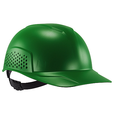 ergodyne Skullerz 8951 Vented Hard Shell Bump Cap, Short Brim, Green (EGO23982)
