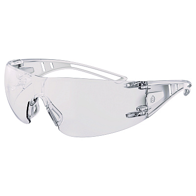 ergodyne Skullerz VORDR Safety Glasses, Frameless, Clear Polycarbonate Lens, 12/Pack (EGO58101)