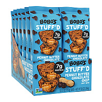 Bobo's Stuff'D Peanut Butter and Chocolate Chip Oat Bar, 2.5 oz Bar, 12/Box (00104)