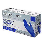 AMMEX Professional Nitrile Exam Gloves, Powder-Free, Small, Blue, 100/Box (AXCACNPF42100BX)