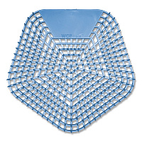 Boardwalk Anti-Splash Urinal Screen, Clean Cotton Scent, Blue, 0.11 oz, 10/Box (1004)