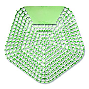 Boardwalk Anti-Splash Urinal Screen, Cucumber Twist Scent, Green, 0.11 oz, 10/Box (1005)