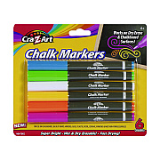 Cra-Z-Art Chalk Markers, Assorted Colors, 6/Pack (CZA1087324)