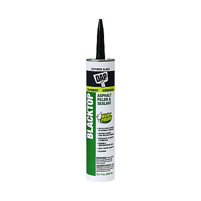 DAP Blacktop Asphalt Filler and Sealant, 10.1 oz Tube, Matte Black (DAP7079827065)