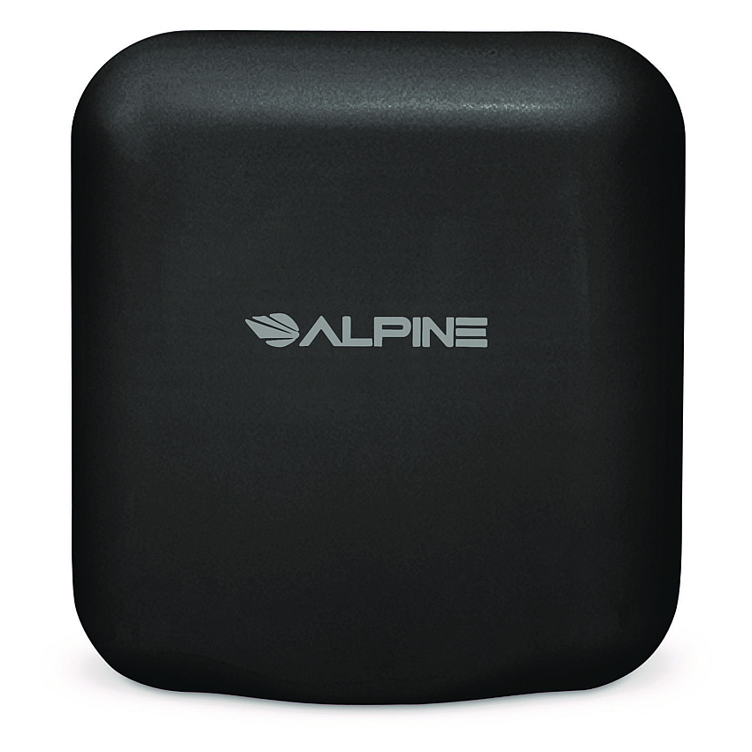 Alpine Hemlock Commercial Automatic 120V Hand Dryer, 6.69 x 11.41 x 12.31, Stainless Steel, Black (ALHALP40010BLA)