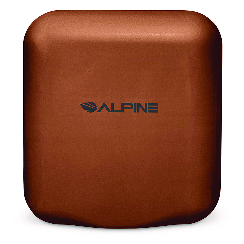 Alpine Hemlock Commercial Automatic 120V Hand Dryer, 6.68 x 11.41 x 12.31, Stainless Steel, Copper (ALHALP40010COP)