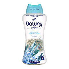 Downy Light In-Wash Scent Booster Beads, Ocean Mist Scent, 24 oz Pour Bottle (DNY08779)